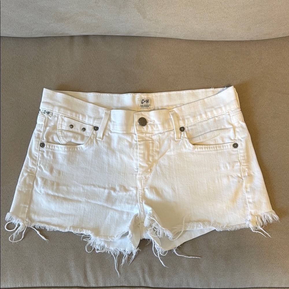 Citizens of Humanity White Denim Shorts